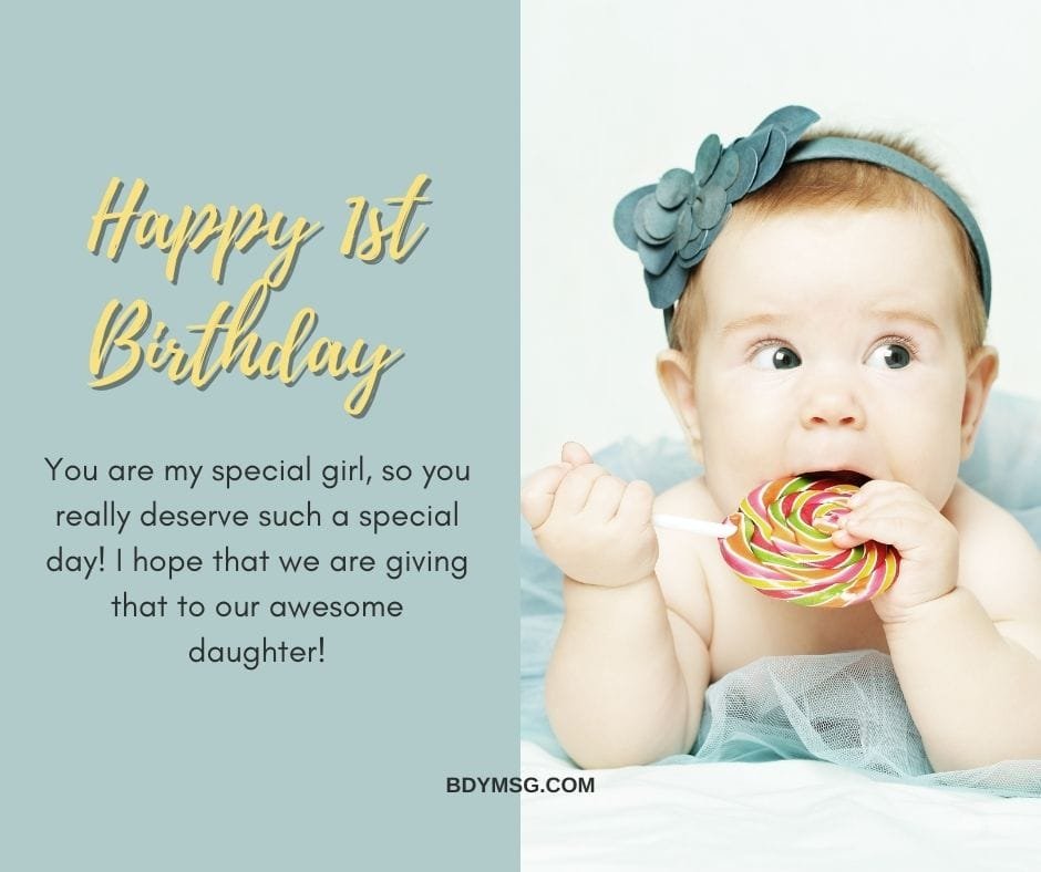 baby daughter birthday quotes