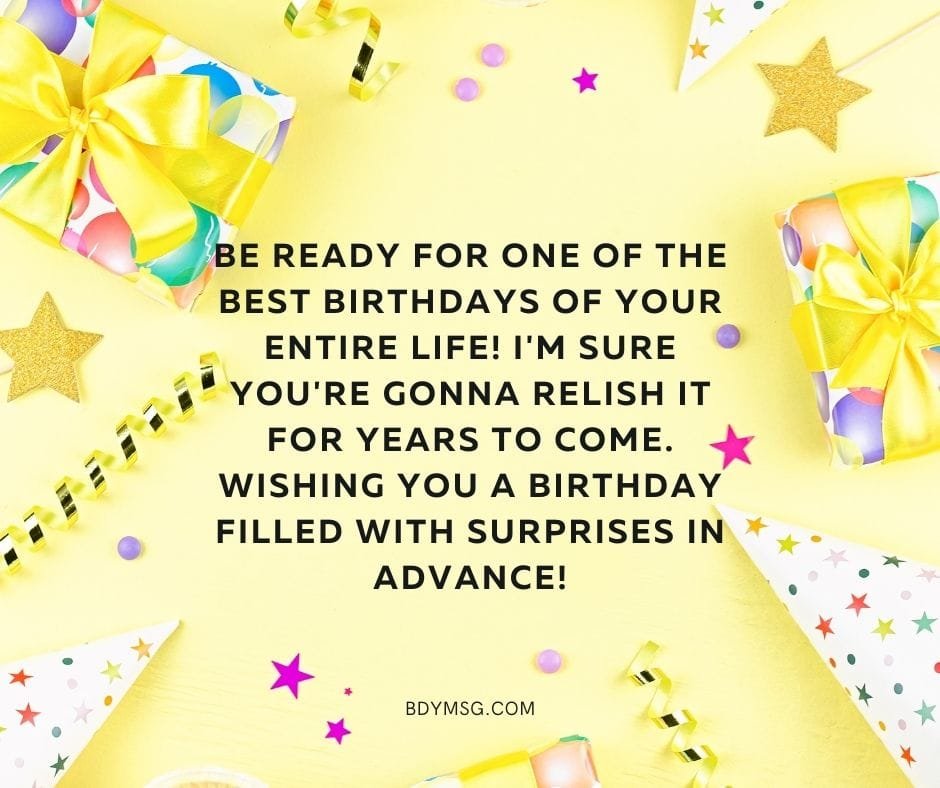 Advance Birthday Wishes for Wife