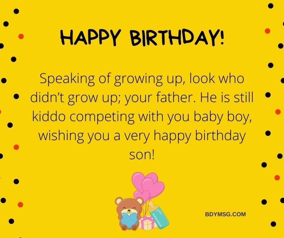 Birthday Wishes For Baby Boy