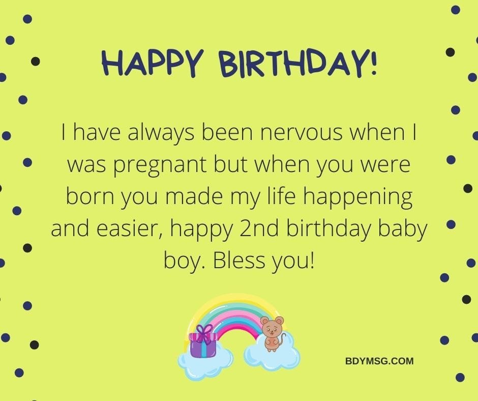 65 Happy Birthday Wishes For Baby Boy - BDYMSG