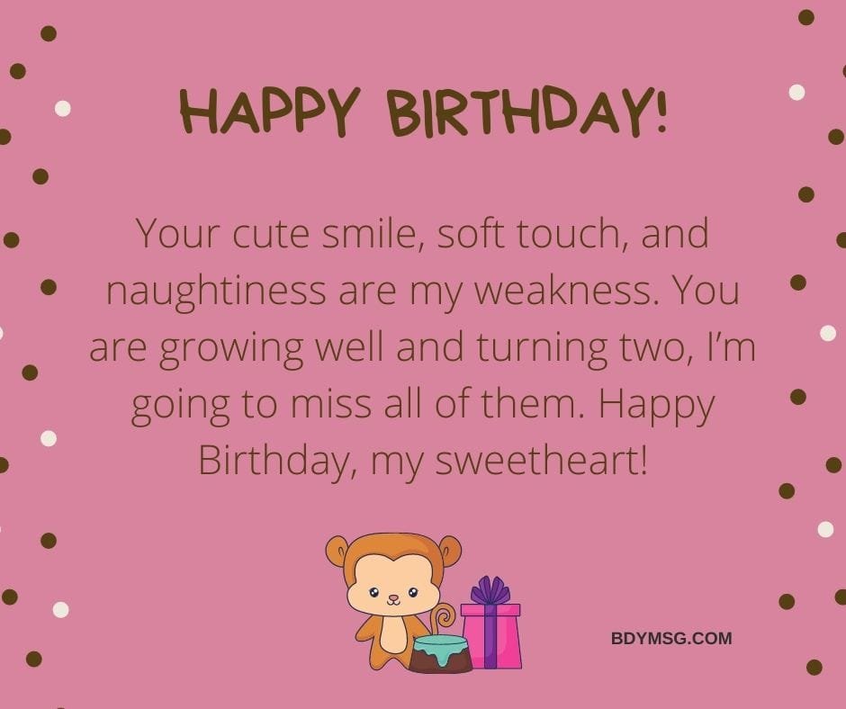 2nd Birthday Wishes for Baby Boy