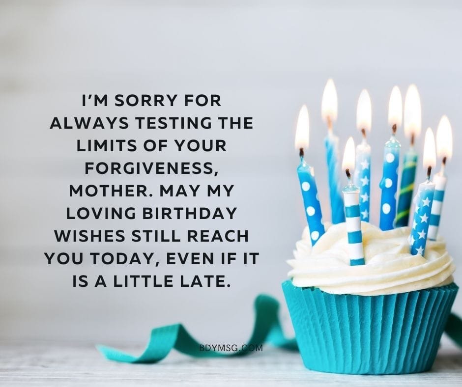 Belated Birthday Wishes For Mom