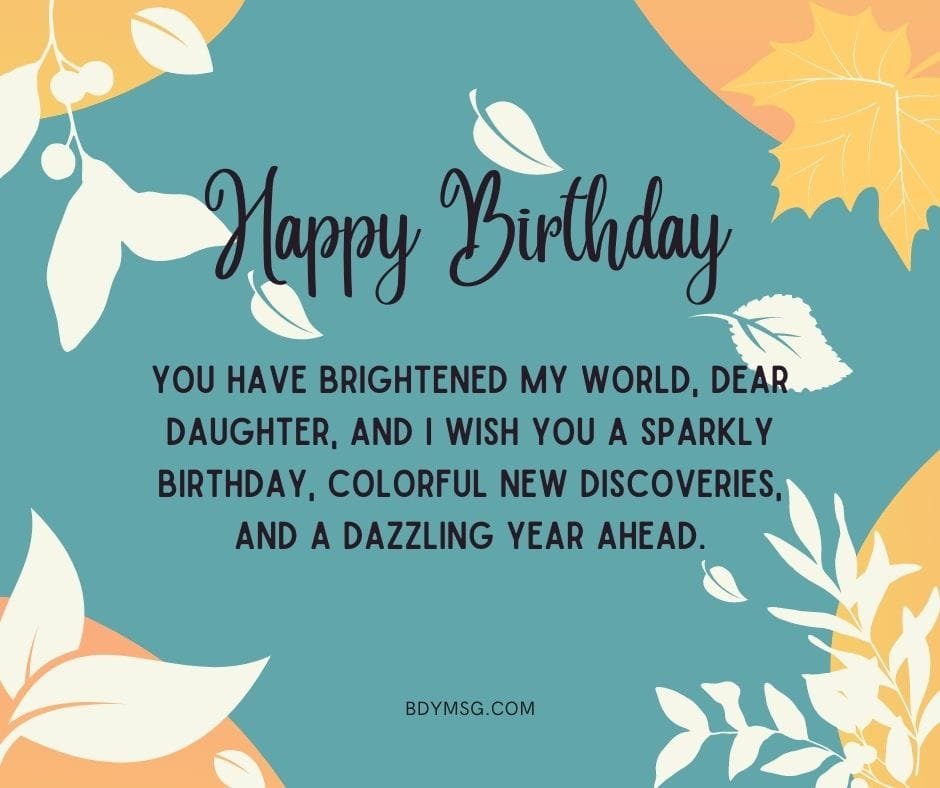 Happy Birthday Wishes For Daughter