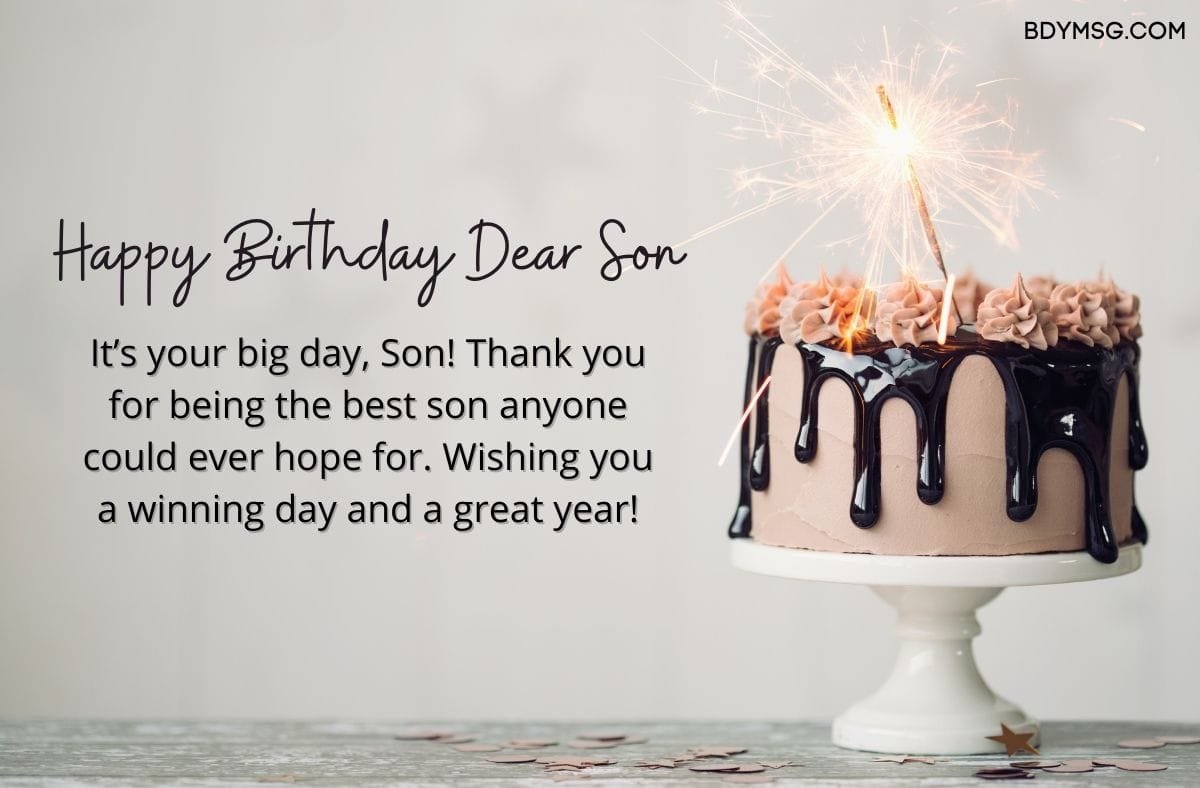 45 Happy Birthday Wishes for Son - Happy Birthday Son