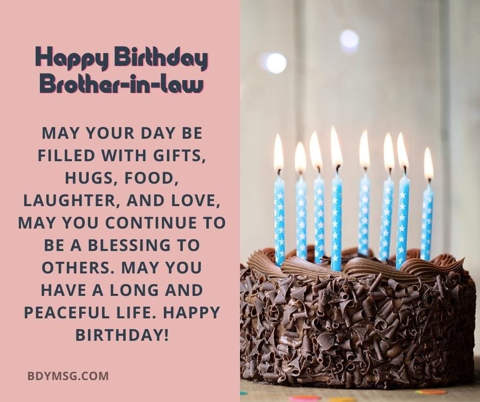 55 Best Happy Birthday Wishes For Brother In Law BDYMSG