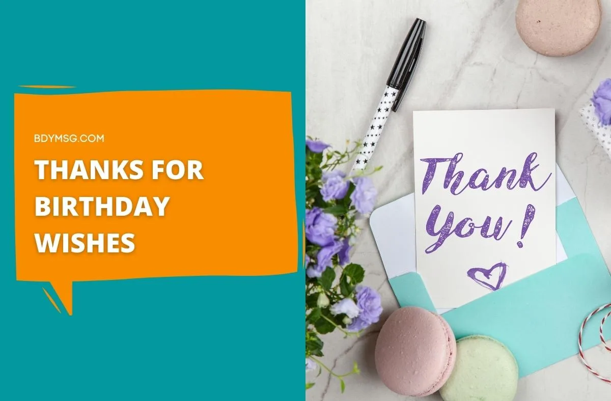 Thank You Messages for Birthday Wishes