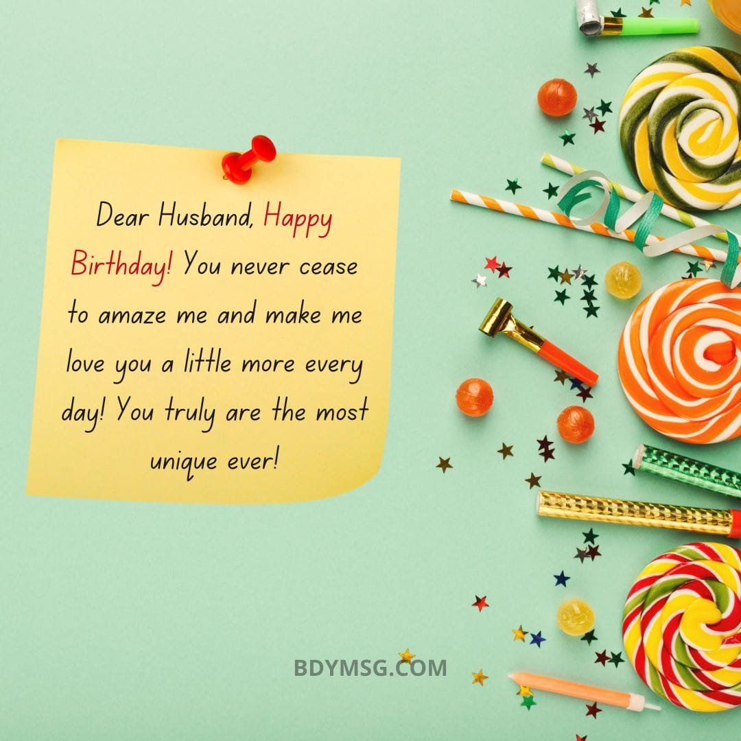 110 Long Distance Birthday Wishes for Husband - BDYMSG