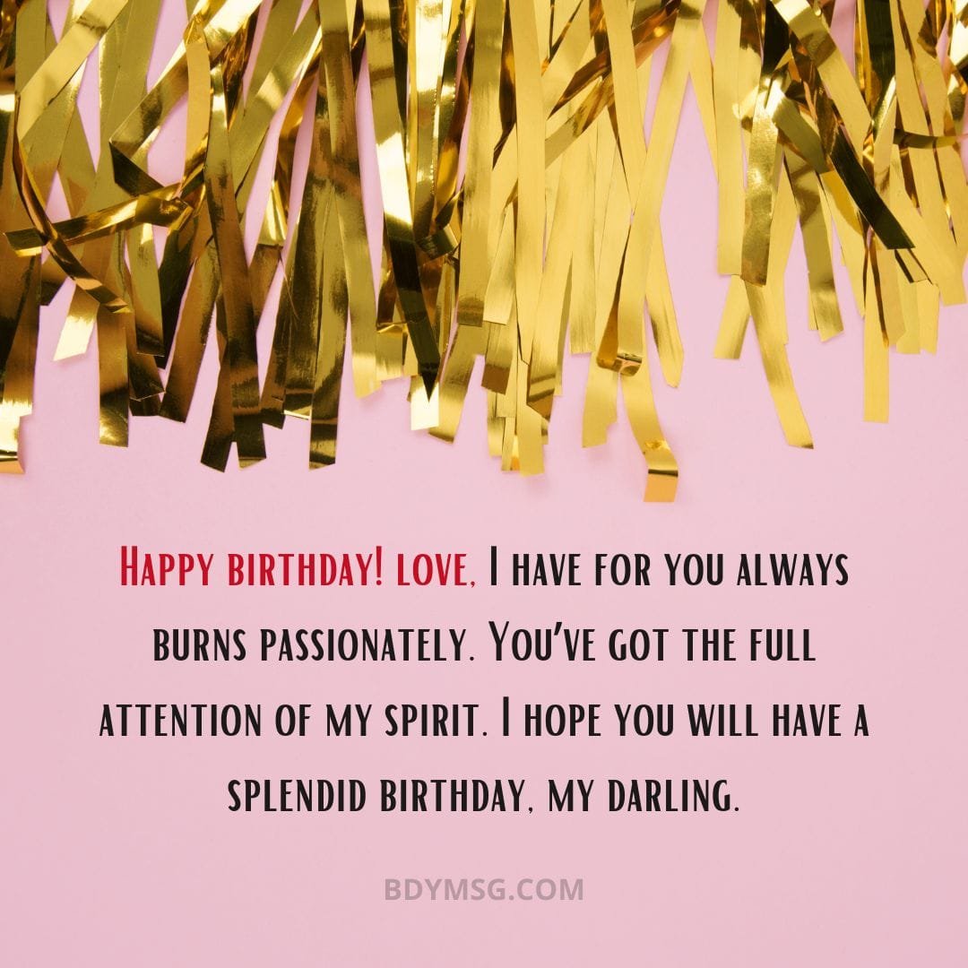Romantic Birthday Wishes For Husband