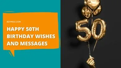 Happy 50th Birthday Wishes and Messages